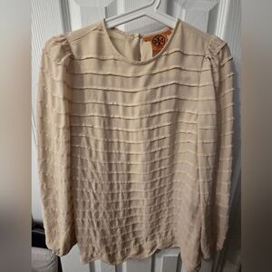 Tory Burch Beige Cream Top